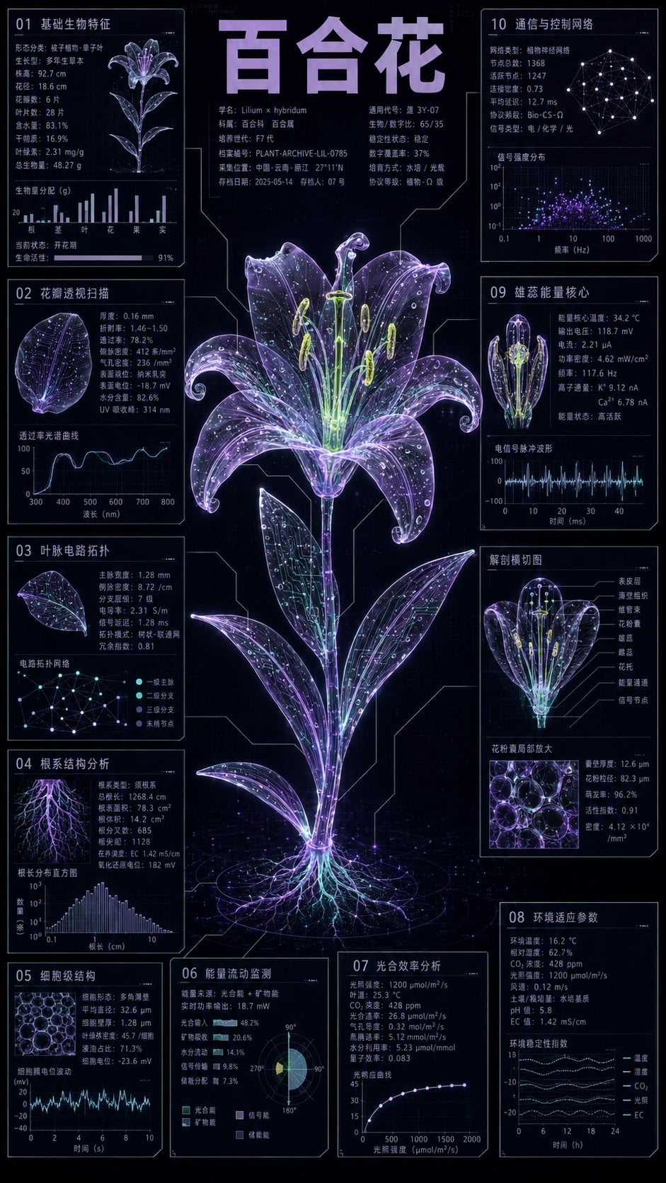 Cybernetic Tulip Infographic