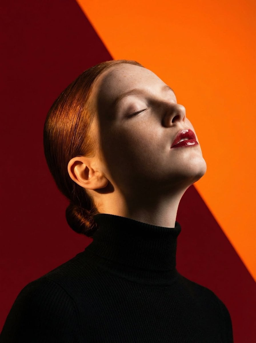 High-Fashion Editorial Portrait