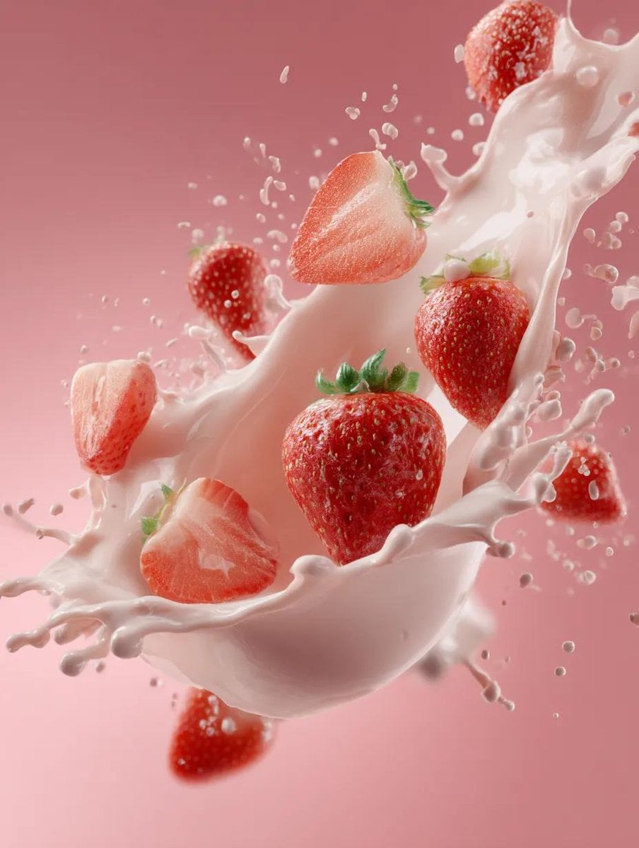 Orange and Milk Splash