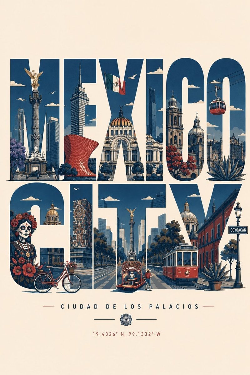 Typographic Travel Poster
