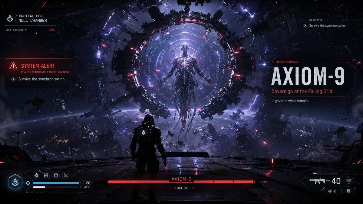 Soulslike Boss Intro Screen