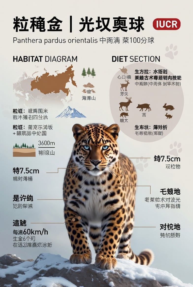 Endangered Animal Infographic Poster