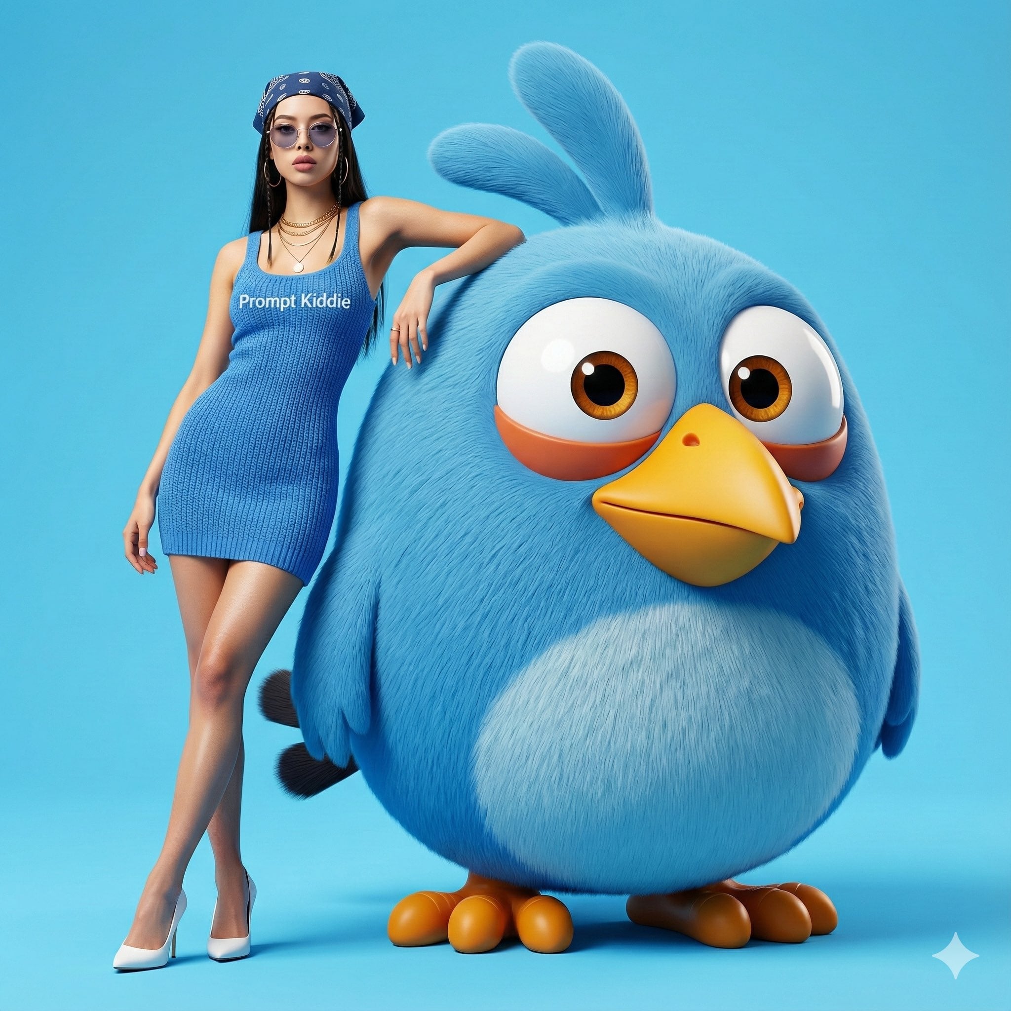 Fashion Editorial with 3D Character
