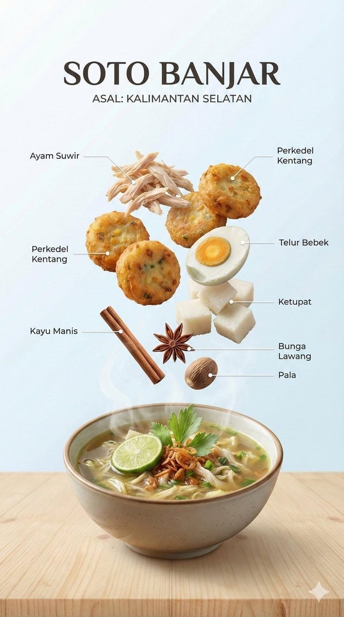 Indonesian Food Infographic