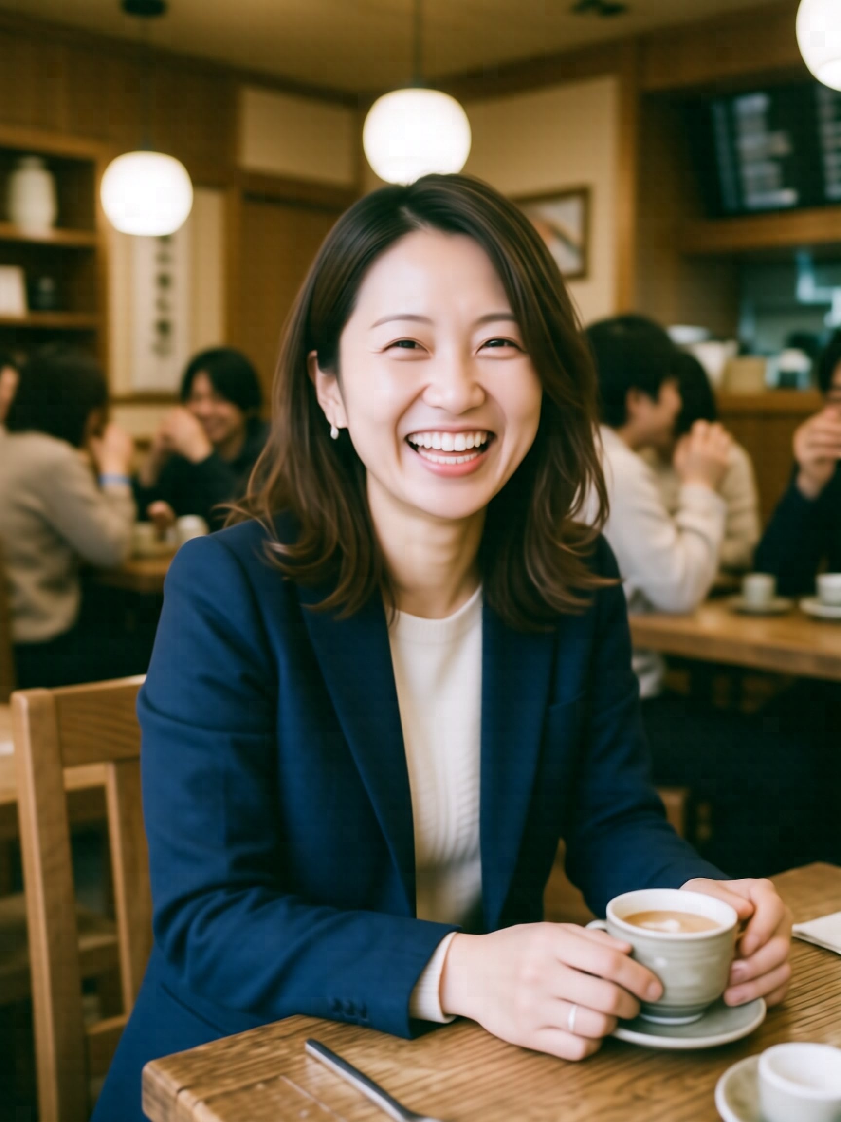 Candid Smartphone Portrait of a Japanese Woman