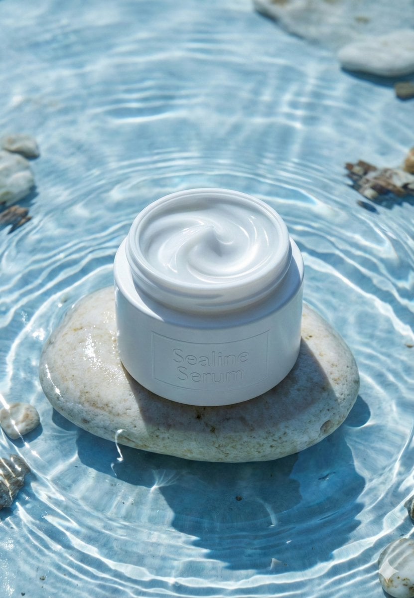Minimalist Skincare Product Photography